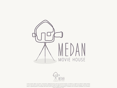 MEDAN Movie House   logo design by Alex Mora