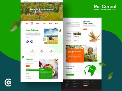 Ro-Cereal complete website design