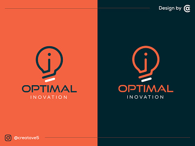Optimal Inovation branding graphic design illustration logo logo design