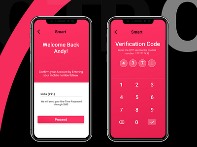 OTP Screen UI adobexd android design design trend designer designteam designtrends freelancer illustration ios neumorphism newtrend otp screen ui ui ux uidesign uidesigner uiux