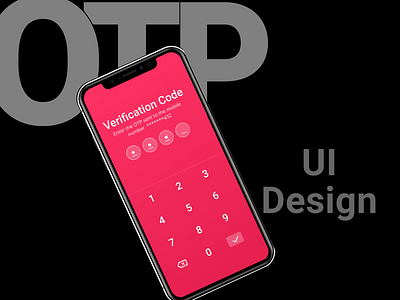 OTP(One Time Password) Screen UI adobexd android design design trend designer designers illustration ios neumorphism new newtends ui uidesign uiux uiux designer uiuxdesigner
