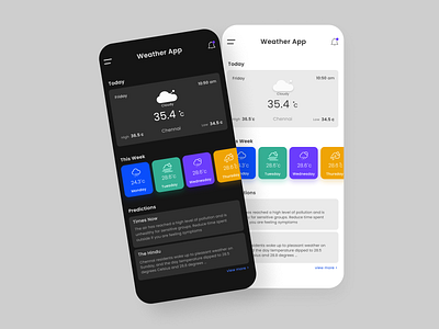 Weather App UI app design appui dailyui ui uidesign uiux weather weather app weather icon