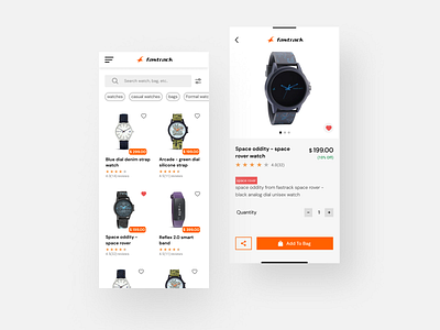 E-commerce (Watch) App app design ecommerce mobile mobile app ui uiux watch app watch app ui