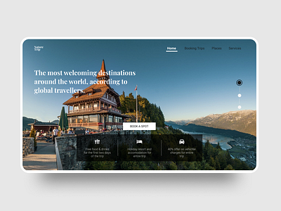Tourist Website adobexd design figma tourism ui ui ux uidesign web design website
