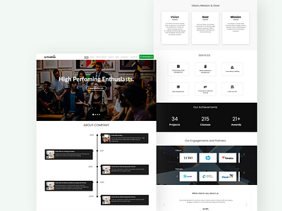 SinglePage Website Design branding design ui uidesign uiux web webdesign weebsite