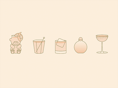 happy hour icons bar cocktail drink gin happy hour icon illustration menu spirits whiskey