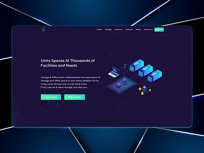 Digital product landing page design flat landing page landing page concept minimal ui