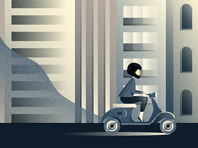 Scooter Illustration