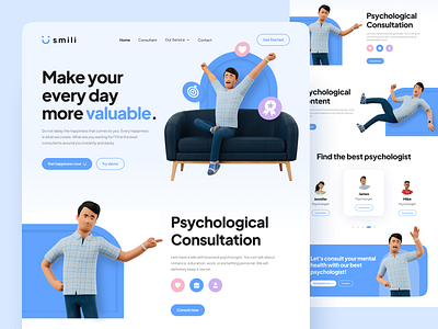 Smili - Mental Health Platform Website