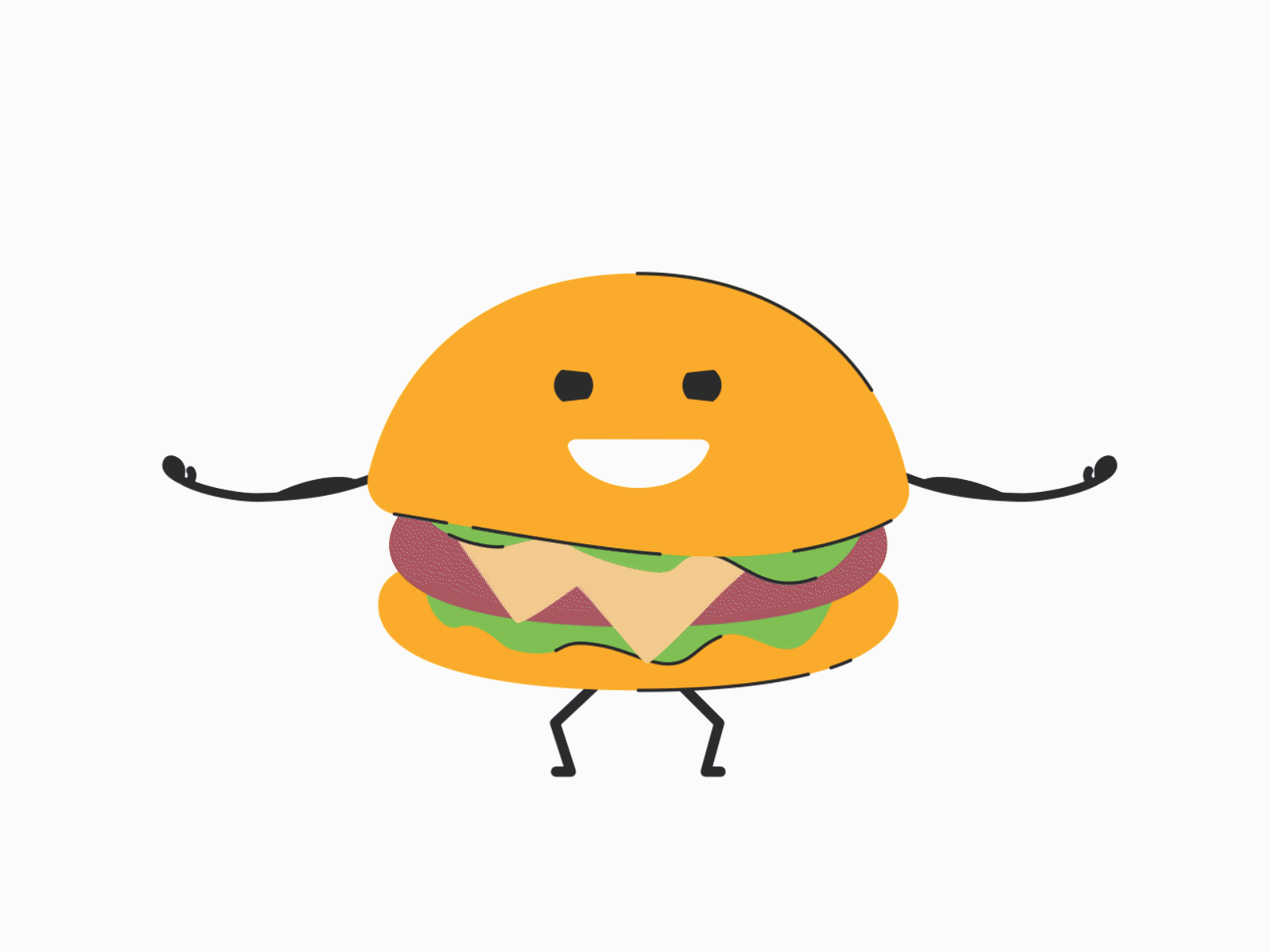 Animated Burger Sticker designs, themes, templates and downloadable graphic  elements on Dribbble