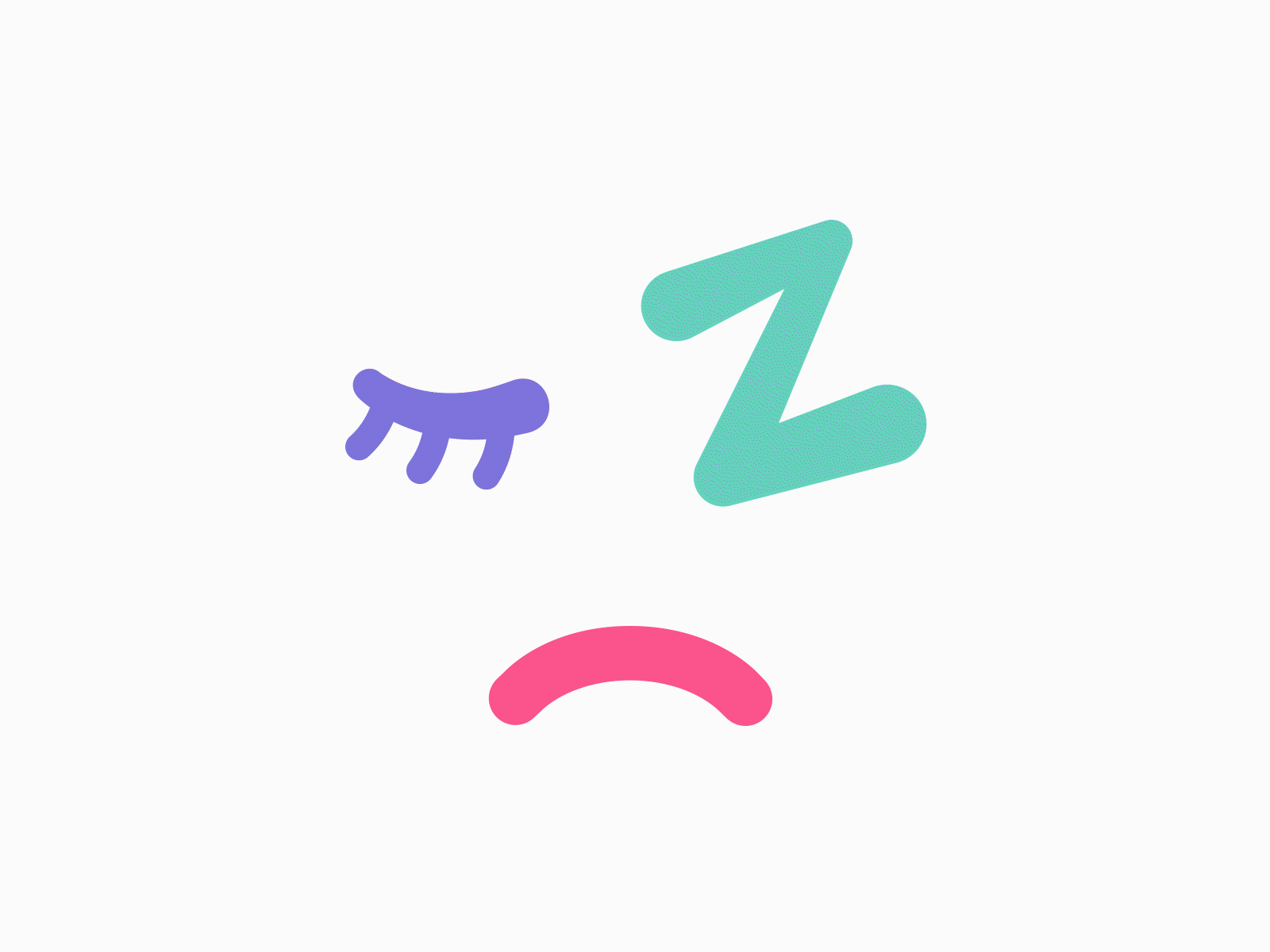 zzz Sleeping adobe aftereffects animated animated gif animated icons animation dazing emote emotion ui ui animation zzz