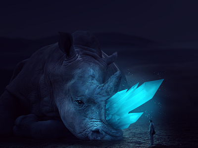 Glowing Rhino