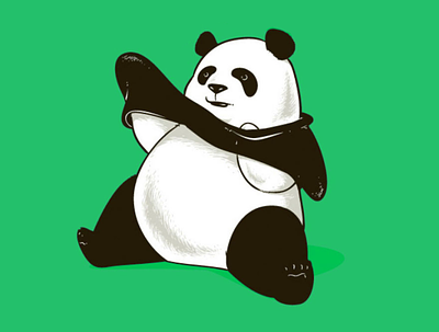 Panda Illustration advertisement branding design illustration logo logo design portfolio stationary set ui vector
