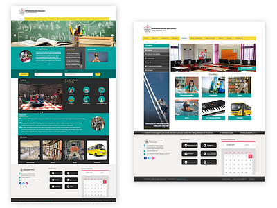 SpringField College - Website Landing Page design portfolio ui design web deisgn web layout website website design