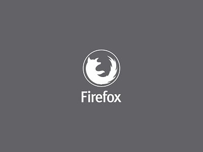 Firefox Logo firefox logo minimalist mozilla vector