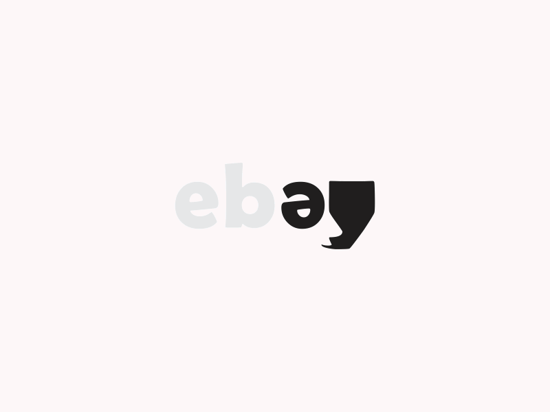 ebay logo redesign ebay happy face negative space rebranding redesign typography vali21