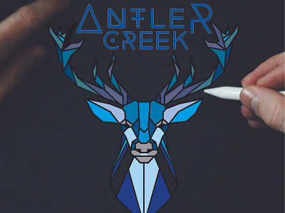 Antler Web branding design logo typography vector