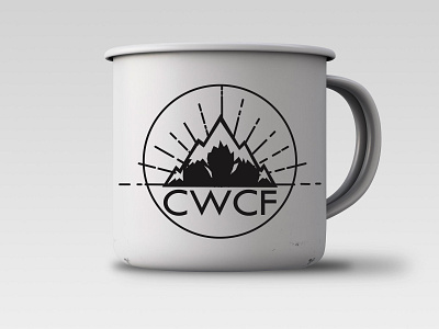 Copper Wolf Custom Fab Coffee Mug Mockup branding design identity logo minimal typography