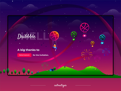 Hello Dribbblers! adobe xd