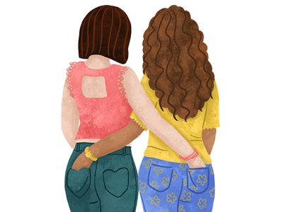 Back Pocket artist digital illustration editorial illustration equality gay pride gay rights illustration lgbtq procreate women empowerment women in illustration