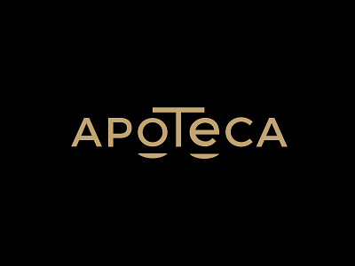 Apoteca brand branding logo logodesign logotype shop shop logo typo logo typogaphy