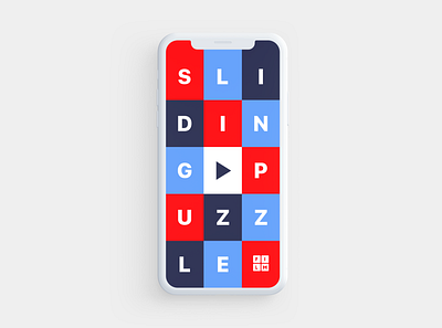 Sliding Puzzle android app design game ios puzzle game splashscreen ui ux