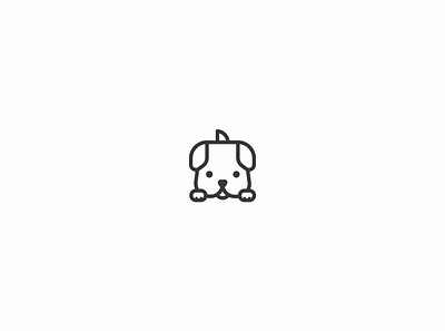 Dog android design icon ios linear icon ui vector web