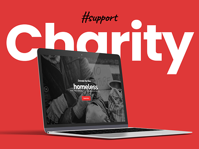 Charity Web Design - Hero Ideas