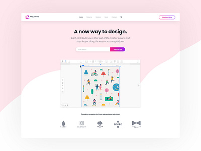 Software Landing Page