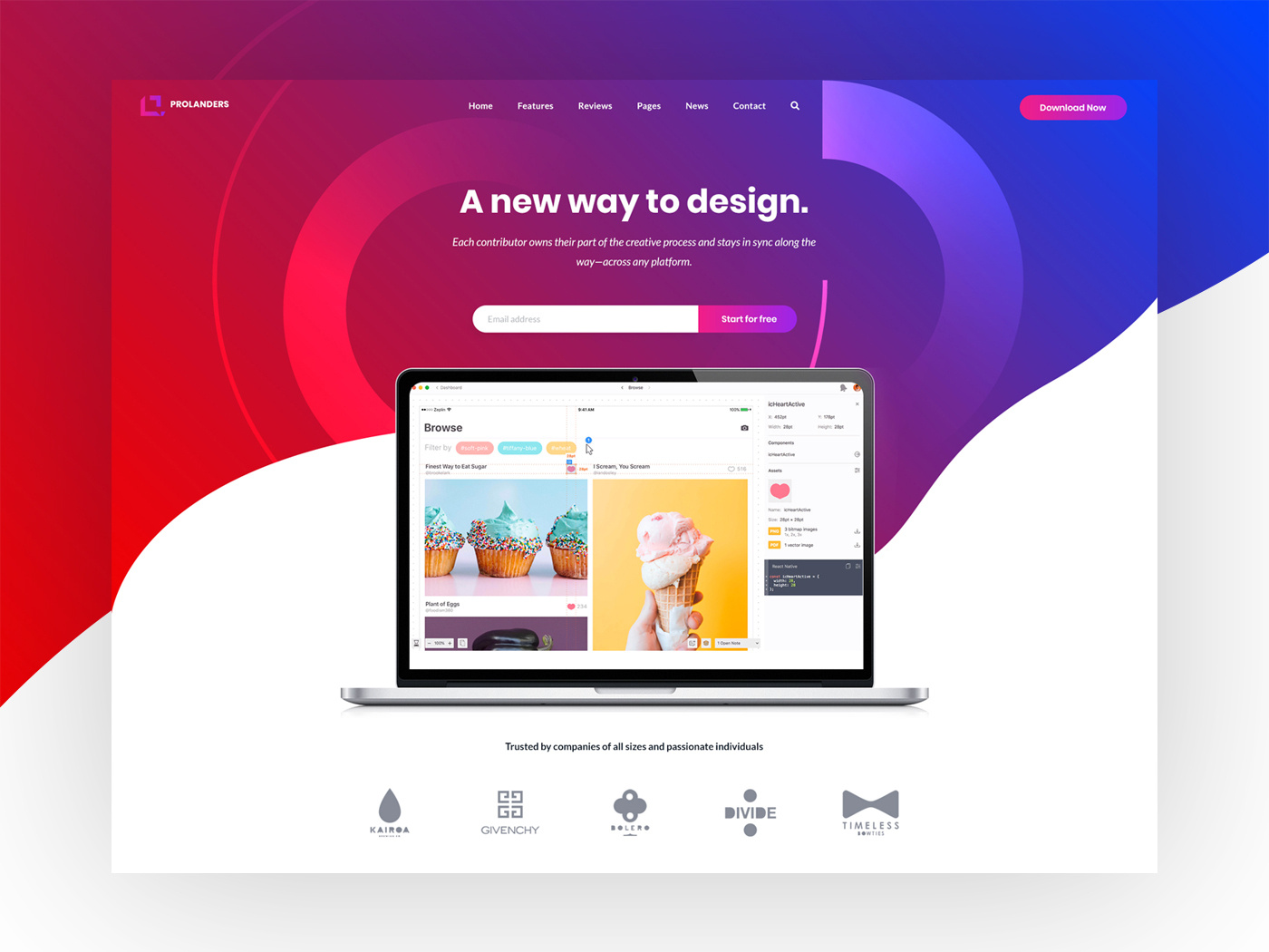 Software Landing Page - Prolanders v2 by Hassanur Rakib on Dribbble