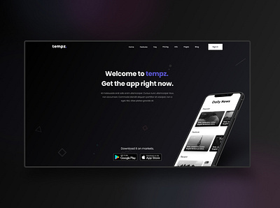 Mobilen. - Mobile apps landing page second header element element elementor elementor templates header landing page mobile app tempz. themeforest ui design web design wordpress wordpress theme