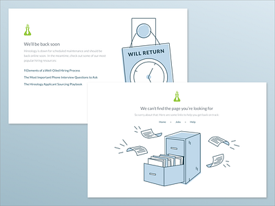 404, Down for Maintenance Pages 404 error illustrations maintenance