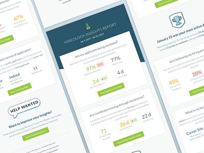 Insights Email Design design email insights stats