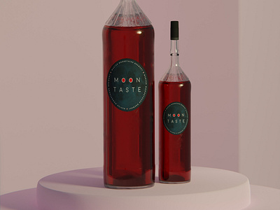 Moon Wine Product Shoot - 3D Branding