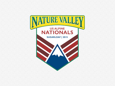 US Alpine Nationals Logo alpine branding logo nationals nature ski sponsor sugarloaf us valley