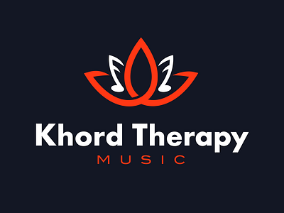 Khord Therapy Logo Design brand mark identity logo design music