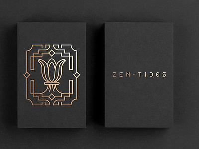 Zen tidos app branding design flat icon illustration illustrator logo minimal vector
