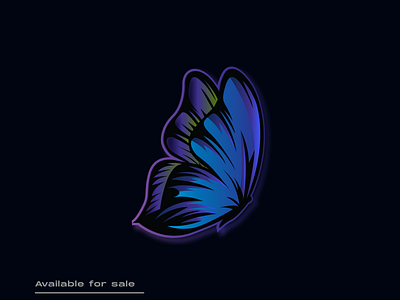 Abstract butterfly logo - Available for sale