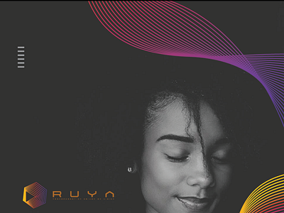 Ruya app branding design flat illustration illustrator logo minimal typography vector