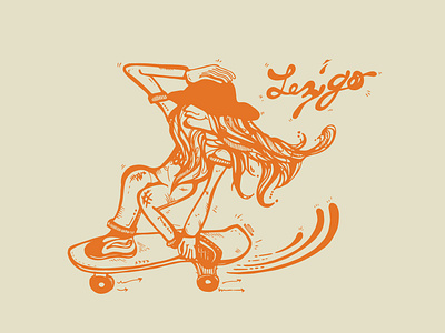 Lez Go... Happy Pride Month design graphic design graphic art hand drawn illustration pride month skate skate board skate deck street art surf surf art vector