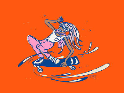 Grip and Whip 90s branding design gay graphic design graphic art hand drawn illustration logo skate skate board skate deck skate or die skate shop street art surf surf art swag tshirt art vector