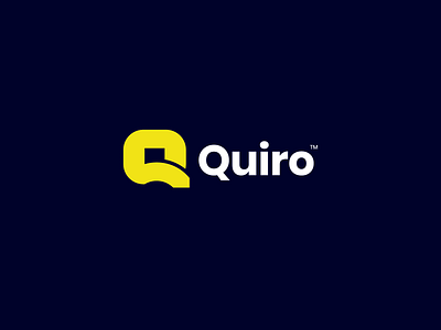 Q /// QuiroTM Logo 2d adobe illustrator brand branding design digital dribbble elegant flat font icon illustration logo logo design logodesign logos logotype minimal sketch sketchapp