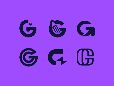 G Logos sketches brand branding design icon illustration logo logo design minimal typography vector