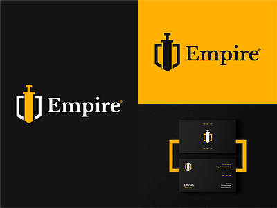 Empire® Branding Identity 🔱 brand empire king kingdom logo war warrior
