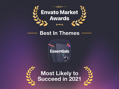 Essentials Envato Market Award design envato illustration multipurpose pixfort theme themeforest web design website builder wordpress