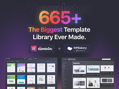 Essentials Template Library design elementor envato library multipurpose page builder template themeforest web design website builder wordpress wp theme wpbakery