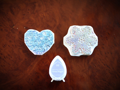 Love Your Heart & Snowflake stamps