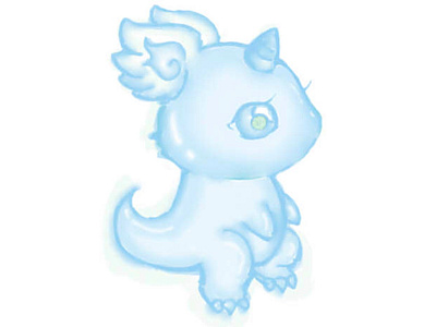 Baby Dragon 3 paintings profile photos