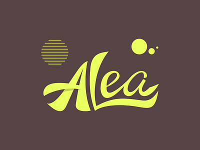Typograhpy [Alea] app branding design dribbble icon illustration logo simple ui ux