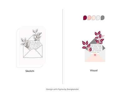 Sketch to Visual Vol.4 branding design dribbble flat icon illustration minimal simple sketch ui ux vector visual